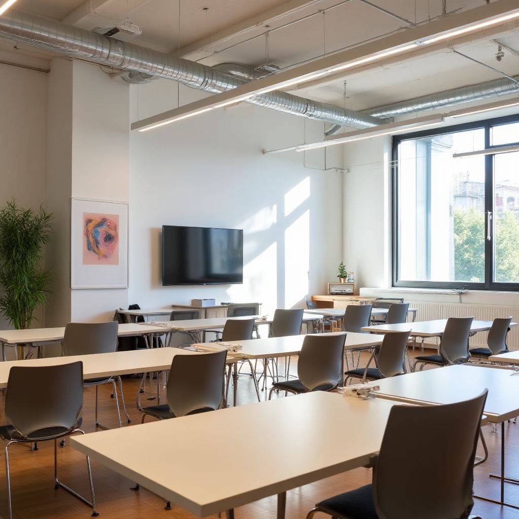 Aula principal de la academia