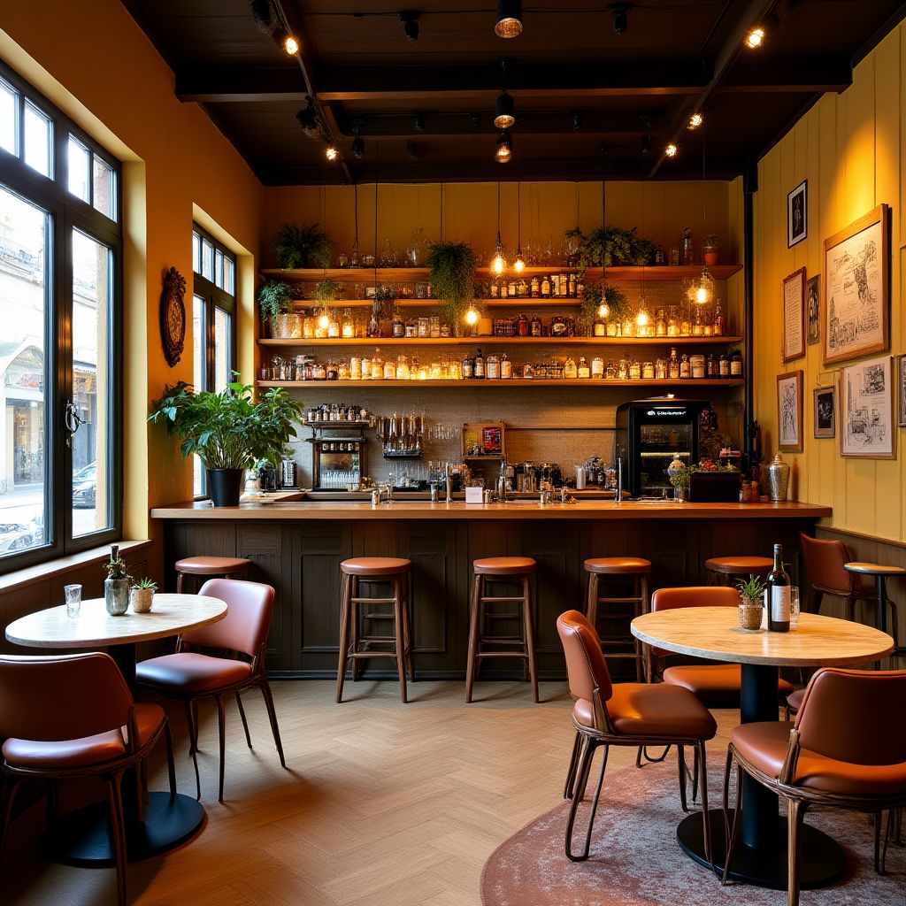 Diseño de café boutique